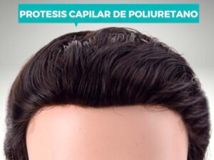 protesis capilar con poliuretano