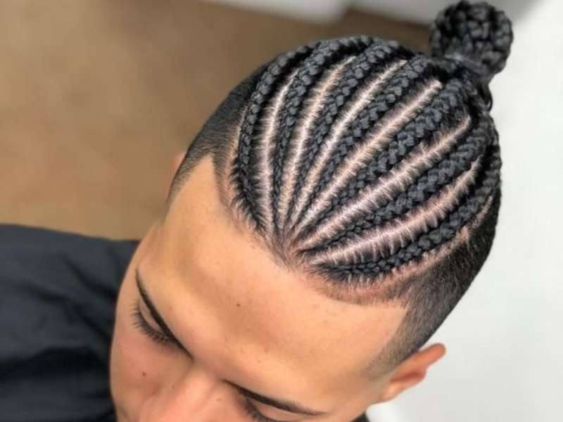 top 20 de las trenzas para hombres con pelo corto